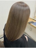 秋カラー透明感グレージュ◎40代50代髪質改善デザインカラー