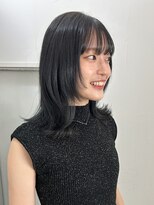 カシェル トウキョウ(Cashel Tokyo)&nbsp;暗髪　渋谷　レイヤー　顔まわりカット　前髪カット