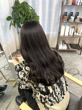 ユニカ 宇都宮(yunica) ミディアムヘア/暗めカラー/フェイスフレーミング/宇都宮/鶴田