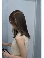 ネイヴィル 銀座(navile)&nbsp;柔らかいグレージュと酸性ストレート