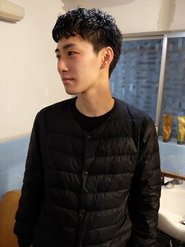 ノフ(knof) メンズショート × シャドウパーマ × ニュアンスパーマ