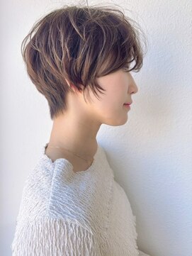 小顔マッシュレイヤーショート◎似合わせカット丸みヘアp川口
