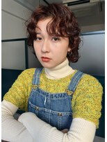 オン(ON)&nbsp;【ON】ボブウルフ　× パーマ