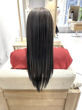 オーセンヘア(AUTHEN.HAIR) 白髪ぼかしハイライト×グレージュ