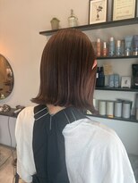 エスデザイン(es design)&nbsp;ぱつボブ×暖色カラー