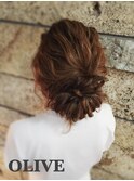 【オリーブ】☆ルーズロールアップスタイル