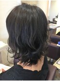 ハイライト×アッシュグレージュ