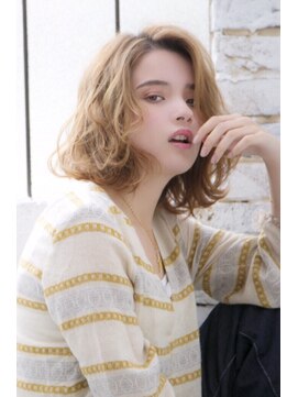 ロンド レグリーズ 立川(Lond leglise) 【山方 直也】くせ毛風パーマ×フェミニンボブ