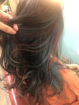 ビヨンドイー(beyond E)&nbsp;インナーブルーアプリコットユニコーンカラー