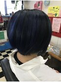 ミッドナイトブルーネオンカラー