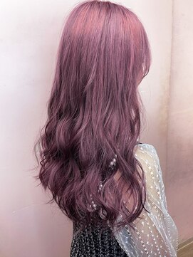 ローズピンク プラムピンク ベリーカラー ピンクカラー L シェリエ Cherie のヘアカタログ ホットペッパービューティー
