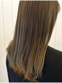 【GOOD DAY HAIR】《ブリーチ無しWカラーシアーベージュ》下北沢