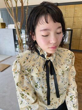 ヘアーアイスカルテット(HAIR ICI QUARTET) 伸ばし中 × ミディアム × パーマ