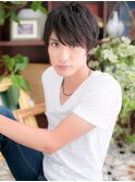 斜めバング透明感サイドグラデーションm1戸田公園20代30代40代
