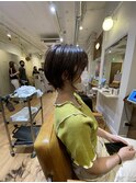 透け感ショート