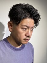 ドルクス 日本橋(Dorcus)&nbsp;40代髪型東京barber日本橋フェードパーマスタイル！