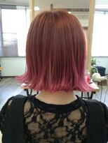 ヘアー デザイン アトリエ ニゴ(hair desing atelier 25) ピンクインナー裾カラー