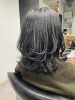 シェル 吉祥寺(shell)&nbsp;ウルフレイヤー_ブルーブラック_くびれミディ