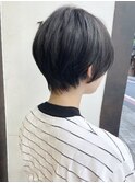 《knit銀座》大人黒髪20代30代40代ハンサムショート丸み前下がり