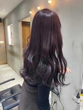 ヘアサロン ガリカ 表参道(hair salon Gallica) 艶髪ラベンダーピンク/ブリーチなしダブルカラー