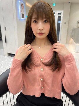 ロンド マーレ 天神大名店(Lond mare) レイヤーカット　韓国ヘアカット　グレージュ　オリーブベージュ