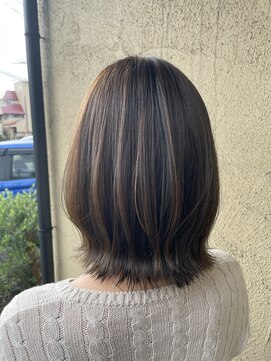 株式会社ジョージ ビジュー(bijou) ハイライトと外はね