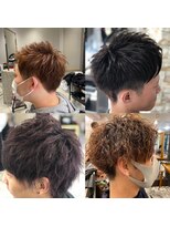 ポラリス(Polaris) 佐賀 メンズ/パーマ/マッシュ/センターパート/カラー/黒髪