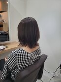 くびれボブ×アッシュグレージュ