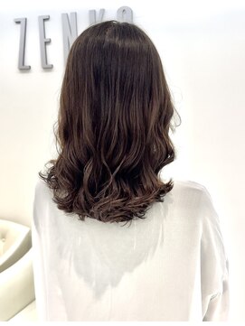 ゼンコー オモテサンドウ(ZENKO Omotesando) コテ巻き風パーマ/デジタルパーマ/韓国風パーマミディアムパーマ