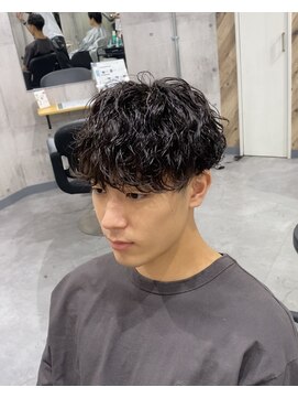 ビカムメンズヘアー 栄店(become men's hair) 王道波巻きパーマ
