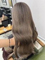 ヘアーアンドビューティーザ エフ(Hair Beauty the F)&nbsp;ブリーチ＿ミルクティーベージュ＿ロング