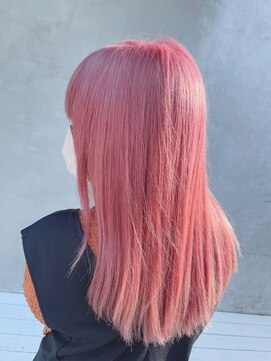 リノショアーズ 元町店(RINOSHORES) 20代30代ダブルカラーシアーピンクミディアム