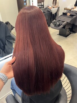 クオン 伊勢崎(QUON.) ブリーチなし暖色カラー