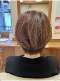 立体感ふんわりショート