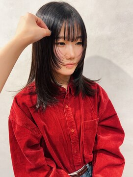 オンドバイサク(ondo by Saku) レイヤーカット/顔まわりカット/10代