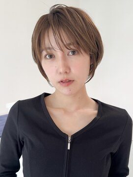 ロンドエニカ 大宮(Lond enika) ウェーブミディアム似合わせカットメルティカラーショート/大宮