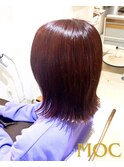 大人気切りっぱなしボブ