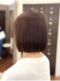 美髪縮毛矯正タッセルボブ