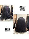 ≪chan.≫ Customer Style お手入れしやすい縮毛矯正!