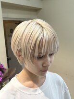 テン バイ アンブルリュクス 池袋(teN +by ambleluxe)&nbsp;ハンサムショート/ブリーチ/抜きっぱなし