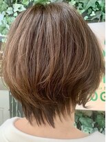 ロゴス 湖北本店(LOGOS)&nbsp;着物ヘア/大人ガーリー/ダークアッシュ/似合わせカット/我孫子