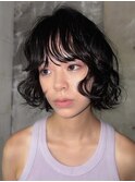 ボブ/暗髪/ニュアンスヘア/心斎橋美容室/Eurica