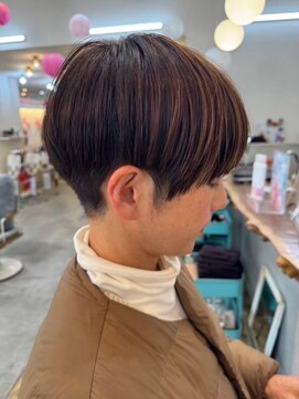 ロミー 本厚木(ROMMY.) 刈り上げショート◎刈り上げマッシュショートナチュラルブラウン