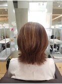 外ハネスタイル