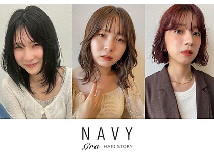 ネイビー グラ ヘアー ストーリー(NAVY gra HAIR STORY)の写真