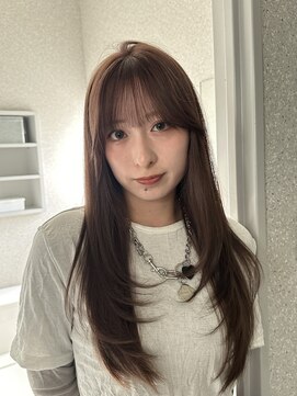 天神美容室 天神大名レイヤーカットミディアムレイヤーウルフレイヤー