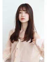 ビューティーアンドフリーハコ(Beauty&Free HACO)&nbsp;シースルー前髪×ツヤ感ロング