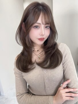 ノエラ(NOELA) 韓国ヘア/レイヤーカット/顔周り/前髪/ハッシュカット/韓国風