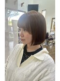 切りっぱなしボブ／ミニボブ／ショートボブ／ボブ