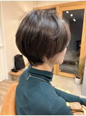ハンサムショートスタイル×バレイヤージュカラー